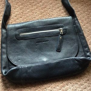 🌷LONGCHAMP NAVY LEATHER BAG LIKE NEW
